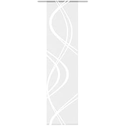 Panel Japonés Ikea Home Fashion 87461 – 710 wollweiß H: 245 x B: 60 cm Scherli – Panel japonés Voile