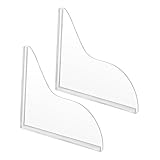 Garneck 2stücke Dusche Spritzschutz Für Badewanne Transparenter Acryl-spritzschutz Wassersperre Für Begehbare Duschen Und Badeanlagen Einfache Werkzeuglose Montage Robuste Und wasserdichte