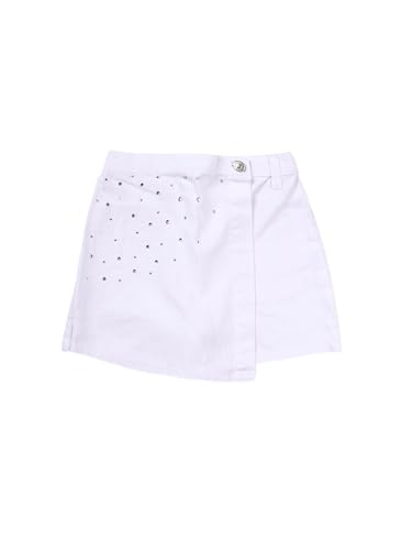 Image of KiddoPanti Girls Denim Over Lap Shorts