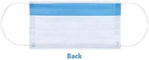 Miniatura 2 de BAYLAB USA ASTM Level 3 - Mascarillas desechables antivaho de 3 capas, color azul bahía, paquete de 50