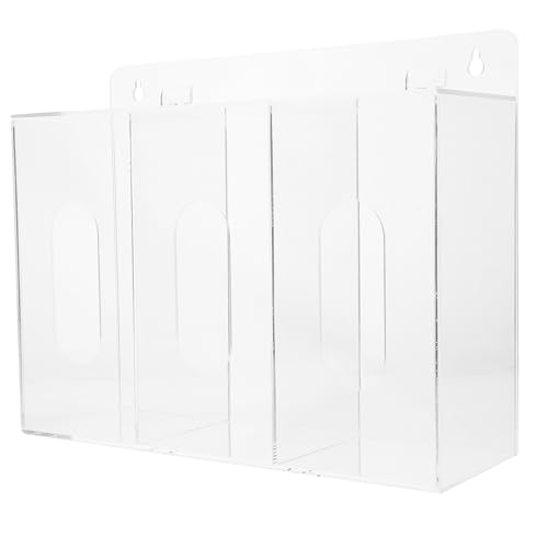 Distributeur à 3 compartiments mural en acrylique compact pour optimiser l'espace - 2