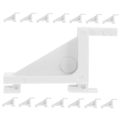 Healifty 15 piezas Clips de Estante de Congelador Reutilizables de Plástico Soporte para Estantes de Frigorífico Organizadores para Congelador y Refrigerador Instalación Compatible Mayoría