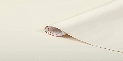 d-c-fix vinyl wrap Magnolia gloss plain 90 cm x 2,1 m - sticky back plastic roll for furniture, kitchen & cupboards - contact paper sticker self adhesive film