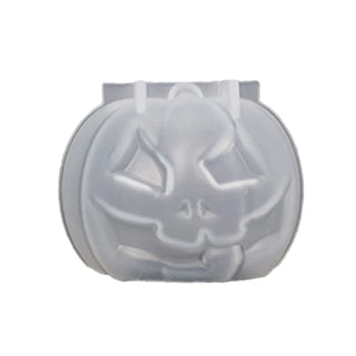 C-LARSS Molde de Postre Decorativo Antiadherente Halloween Calabaza DIY Cabras de Vela Fabricante para jabón para el hogar B Cover