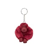 Kipling MONKEYCLIP M Llavero mediano con forma de mono, colgadores para monos, Lounge Wine (Rojo)