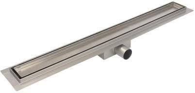Hahaemall Stainless Steel Shower Floor Drain Shower Channel Waste Drain Rectangular with Removable Cover Quick Drainage Anti Clogging (700mm)