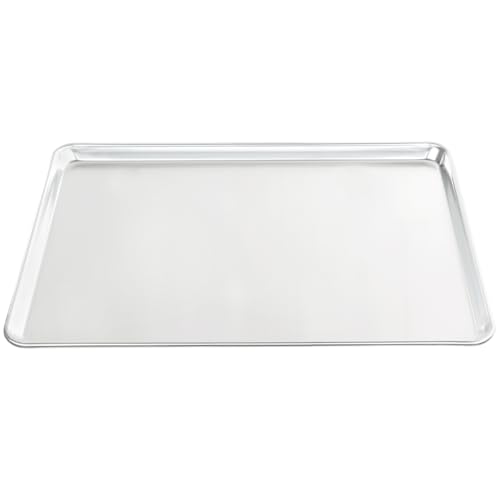 Chef Approved 26' Wide Aluminum Sheet Pan | Full Size Heavy Weight Baking Bun for Restaurant | Closed Bead