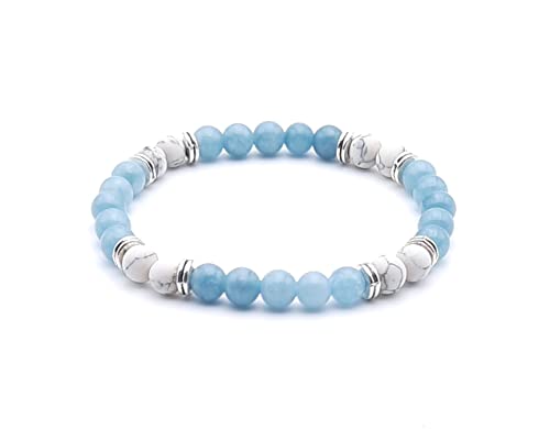 Bracelet Paix Intérieure Aigue-marine pour vos séances de yoga et de méditation quotidienne