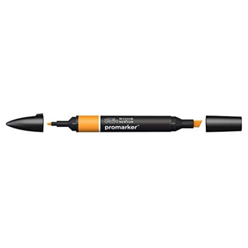 Image of Winsor & Newton Promarker, Alcohol Based Markers, Amber (O567), Double Tipped Drawing Marker Set for Artists, Graphic Designers, Illustrators - Chisel & Fine Twin Tip, Streak Free Coverage