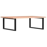 Gecheer Mensola,Ripiano,a Parete per Lavabo,Lavandino,in Legno Massello di Rovere,60x40x2 cm,Porta Lavabo Sospeso in Legno Massello,Porta Lavandino in Legno,Sottolavabo Sospeso da Bagno