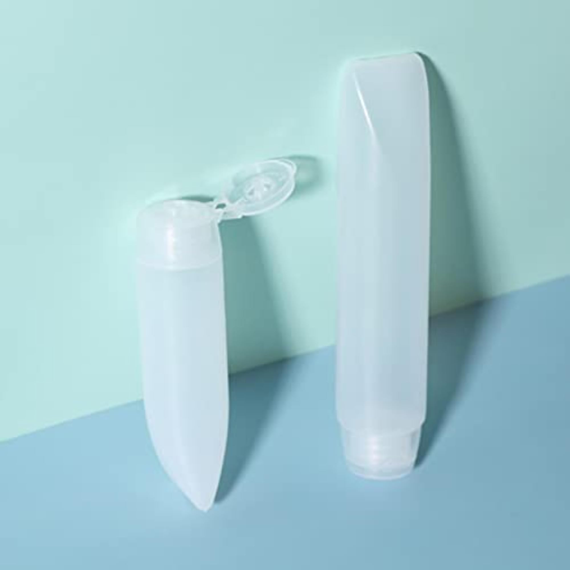 10pieces Clear Squeeze Soft Tubes for Cosmetic Shampoo