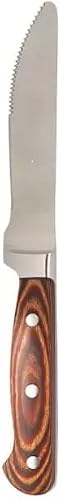 Arc Cardinal Chef & Sommelier Ellitte Steak Knife, Made in USA, Round Tipped, 10 7/8", Set of 12