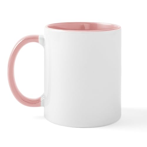 Taza Café Cerámica 11 oz Blanco Interior Rosado miniatura 2