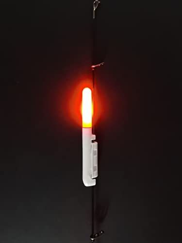 Meeyo Fishing Glow Sticks Led Night Fishing Strike Alert Glow Stick Bite Alarm, Battery Included 4 Pack #TOP5