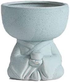Outdoor Indoor Garden Plant Pots Ceramic Flower Pot Buddha Flower Pots Home Decoration Accessories Succulent Flowerpots Planter Desktop Decoration Ornament Plant Pot Container (Color : 1)