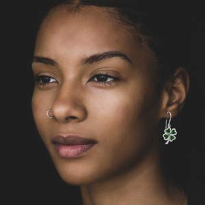 Body Candy Bright Heart Shamrock Earrings #TOP1
