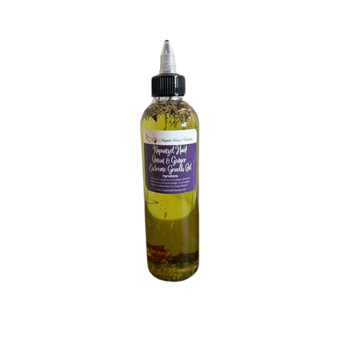 Onion & Ginger Hair Oil with Roses, Green Tea & Seeds 4oz
