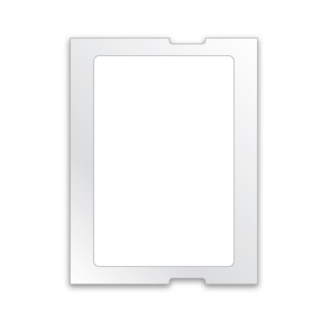 Label Light Adhesive - Blank White - for 5 in 1, ROLL of 1000