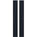 Ekena Millwork ARW102BF207X62OBH Americraft Exterior Real Wood Two Equal Panel Framed Board-n-Batten Shutters w/Double Z-Bar (Per Pair), 7"W x 62"H, Starless Night Blue