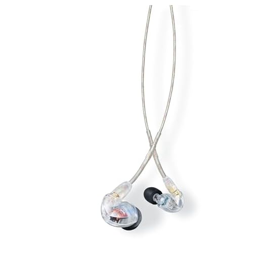Shure SE425-CL Sound Isolating Earphones with Dual High Definition MicroDrivers