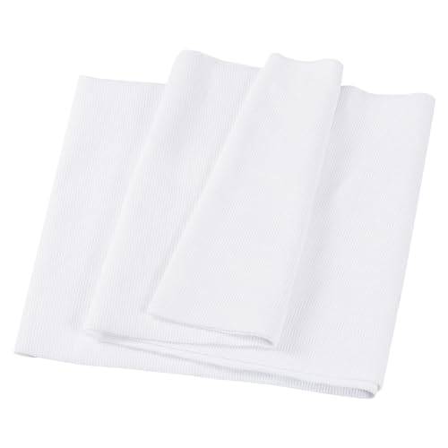 Tissu en tricot côtelé BENECREAT en coton premium pour des finitions de col impeccables
