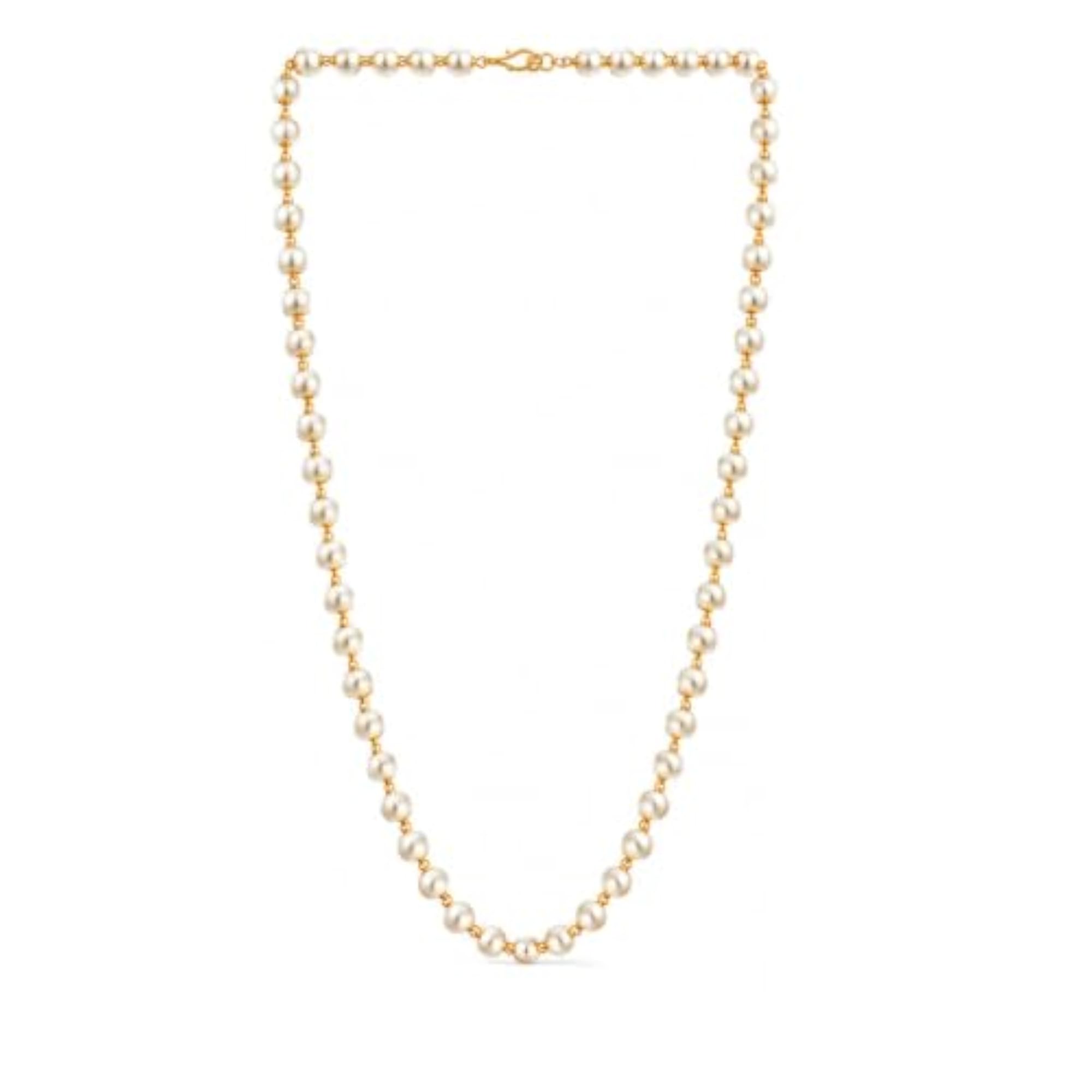 Pearl Necklace and Earrings Set - Elegant Design