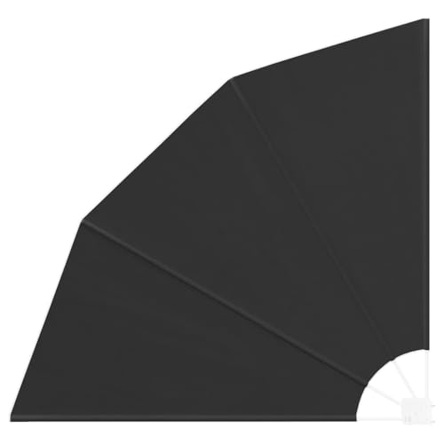 vidaXL Écran de confidentialité pour Balcon Anthracite 160 x 160 cm, Écran de Balcon Moderne, Durable, réglable, Pliable, résistant aux intempéries, Protection Jardin UV