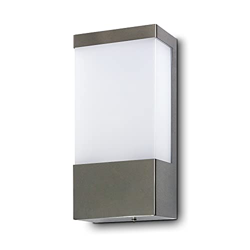 Kwazar - Außenlampe Wand Außenwandleuchten Deckenlampe - Wandleuchte Deckenleuchte Aussen Fassadenleuchte - Strahler Außen max. 60W, E27, IP44 -...