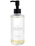 NATURECO マッサージオイル 200ml イランイラン ボディオイル マッサージ オーガニック 全身 保湿 ケア 乾燥肌 乾燥 アロマ 水溶性 日本製 ボディ用 大容量 ナチュレコ (1.イランイラン)