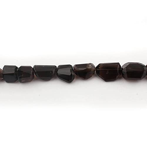 Quartz fumé perles briolettes facettées naturelles 12mm 21mm pour bijoux DIY fait main