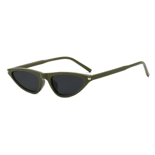 Lunettes de soleil œil de chat rétro contre l'éblouissement UV400 style rivets unisexes