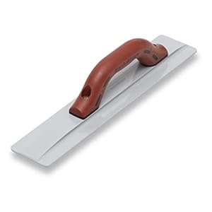 MARSHALLTOWN 16 Inch Beveled End Magnesium Hand Float, Concrete, DuraSoft Handle, Cast Magnesium Blade, Made in the USA, 145D