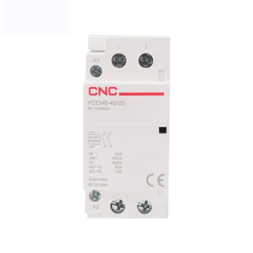 Contacteur modulaire 40A YCCH6 2P avec isolation acoustique renforcée 230V