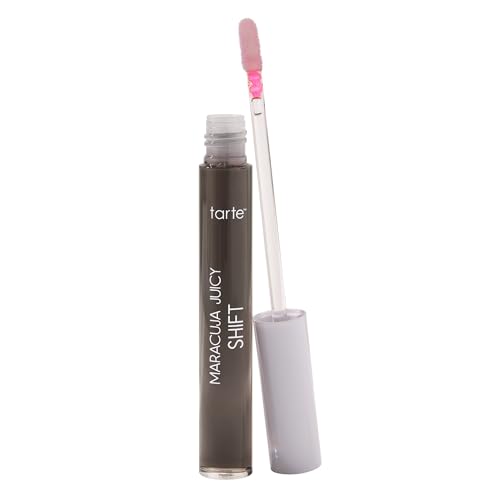 tarte maracuja juicy lip &amp; cheek shift – pH-Powered Lip Gloss Balm with Vitamin E &amp; Hyaluronic Acid for Smooth, Moisturized Lips &amp; Cheek Tint Blush, Vegan &amp; Cruelty-Free