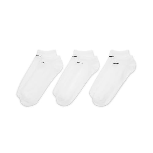Nike Homme Nk Everyday Ltwt Ns 3pr Chaussettes, WHITE/BLACK, L EU