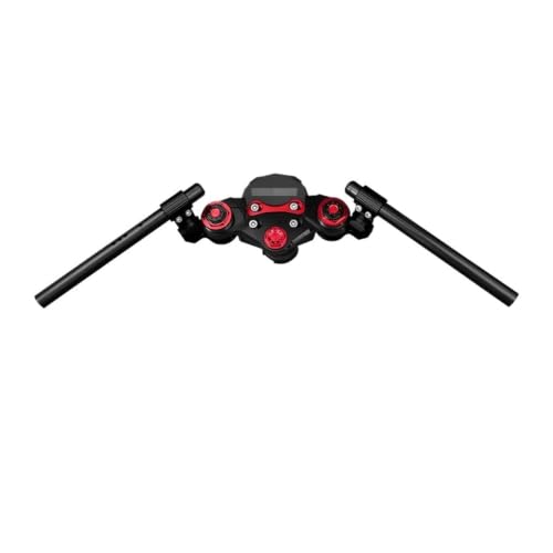 CNC-Oberklemmen-Clip-On-Gabelrohrlenker, kompatibel mit Yamaha NMAX 125 155 22–25(Black)