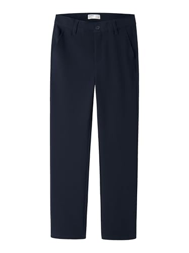 NAME IT Jungen Nkmriramel Noos Dress Pants, Dark Sapphire, 128 EU