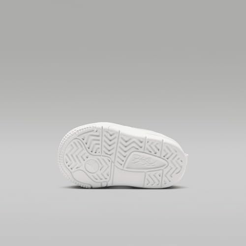 Jordan Flight Court Baby/Toddler Shoes (HF3331-100, White/Sail/Black)2