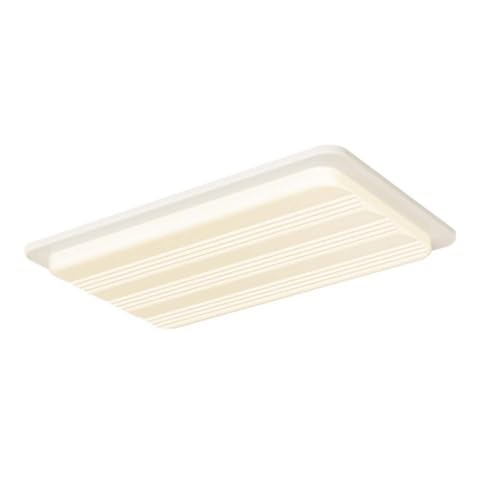 USMJQVZ Lámpara de Techo LED Moderna Regulable 35.4 'Luces de Dormitorio luz de Techo de Montaje Empotrado Blanco lámpara de Techo LED de Metal Rectangular para Sala de Estar, Dormitorio, Comedor