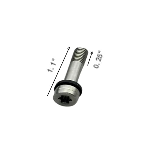 Nalegtocw 5Pcs Adapter Screws for Golf M1 M2 M3 M5 SIM Adapter Sleeve Golf Accessories,Silvery (6) - image 3