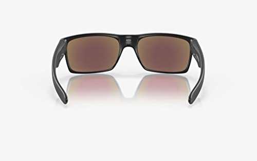 Oakley Twoface Sunglasses Matte Black with Prizm Sapphire Polarized Lens 60mm4