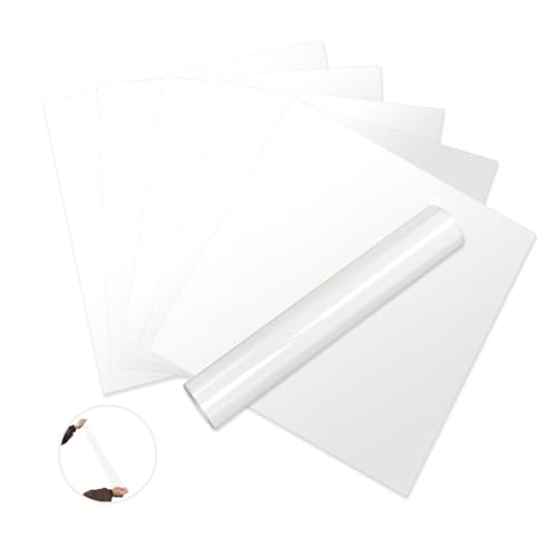 MerryMade Sport Stretch Iron-On Vinyl, White 12'x12' 6 Sheets -...