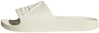 adidas unisex-adult Adilette Aqua Off White/Off White/Off White 10