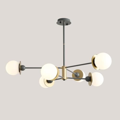 Lustre moderne pour hauts plafonds luminaire réglable contre l'ombre