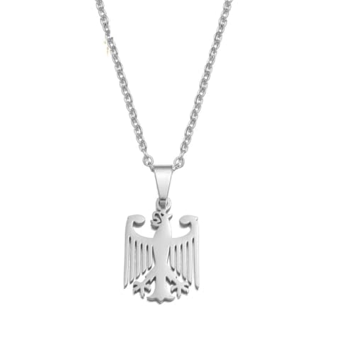 Hdyrpex German Eagle Pendant Necklace