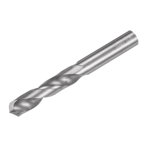 sourcing map Solid Carbide Drill Bit, 6.8mm (0.268") YG6X/C3 Micro-Grain Tungsten Carbide Short Twist Drill Bits Straight Shank for Drilling Stainless Steel Aluminum Metal Plastic