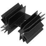 FA-T220-64E, Heat Sink - Square - PCB - Black Anodized - 3 °C/W - TO-220-25 mm - 63.5 mm - 41.6 mm. (25 Items)