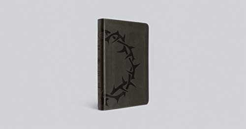 ESV Thinline Bible (TruTone, Charcoal, Crown Design)