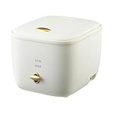 HmLotd Olla arrocera para Uso doméstico, Olla arrocera pequeña Multifuncional, 400 W, Alta Potencia, 12 Horas, automática, Mantiene Caliente, Revestimiento Antiadherente de Grado alimenticio