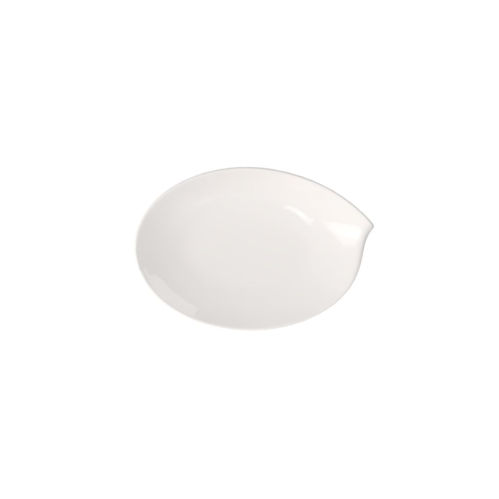 Villeroy & Boch Flow Fuente ovalada, 36 cm, Porcelana Premium, Blanco